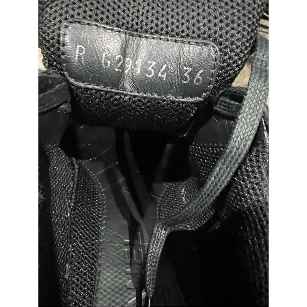 Chanel black sneakers size 36